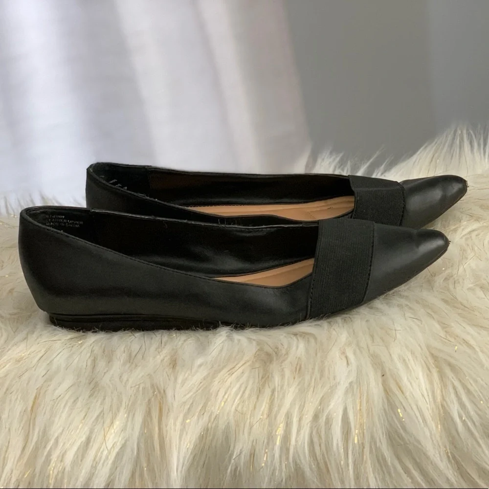 Ellen Tracy the Finn black flats shoes size 8M